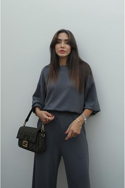 Havoş Σετ φόρμας Anthracite Claire Modal