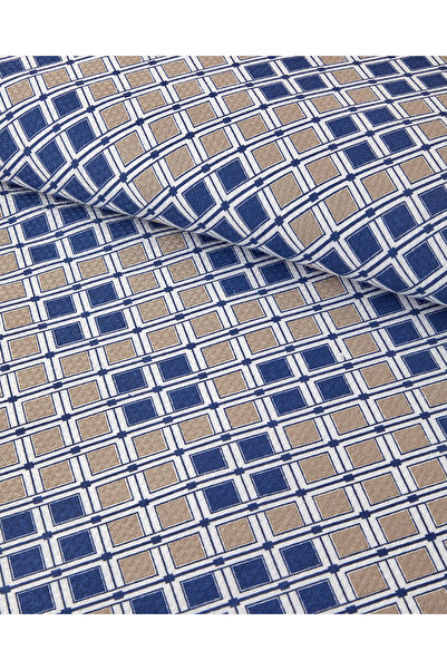 English Home POOL POP Baskılı Tek Kişilik Pike Koyu Mavi