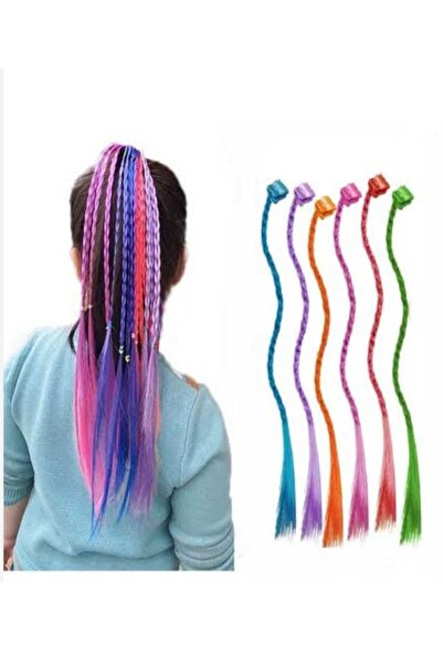 Aydede Oyunevi Girl's Colorful 6-Piece Hairpiece Latch Buckle