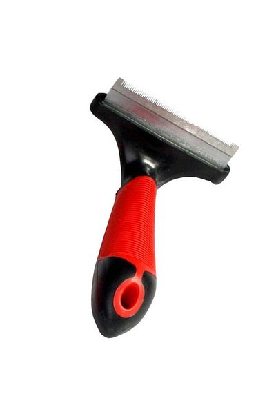 Karlie Red-Black Furminator - L: 15.5cm, W: 8.5cm