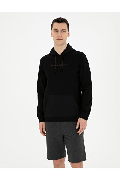 Pierre Cardin Siyah Regular Fit Sweatshirt 50282047-VR046