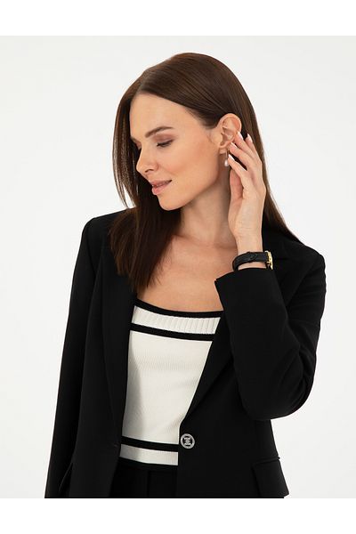 Pierre Cardin سترة سوداء سليم صالح 50282093 -VR046