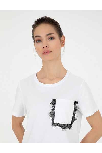 Pierre Cardin White Comfort Fit T-Shirt 50283419-Vr013