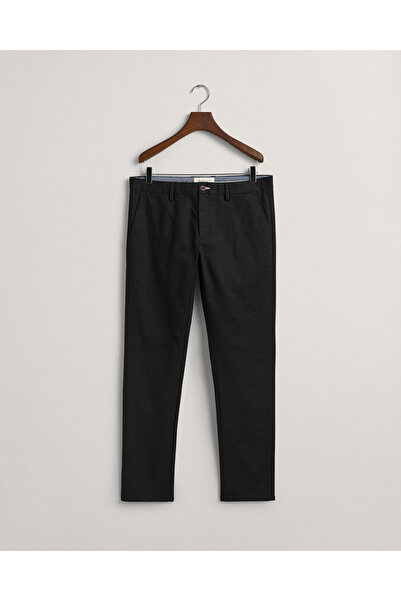 Gant Erkek Siyah Slim Fit Chino Pantolon