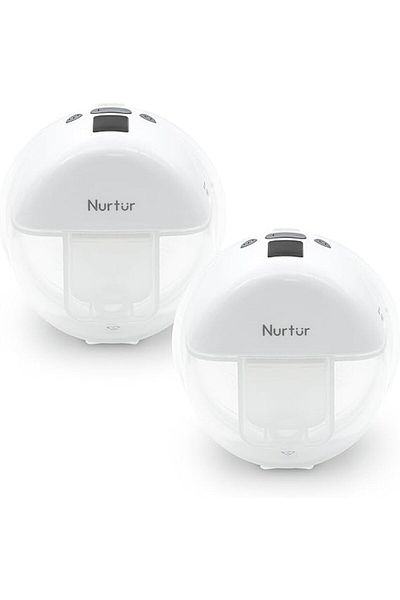 Nurtur Cozi Double Wearable Breast Pump Hands-Free Rechargeable, with Massage & Pumping Modes, 150ml
