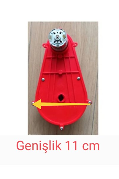 PİLSAN 6 Volt Akülü Jeep /atv Modelleri Için Kırmızı Motor Ve Şanzıman 1 Adet (MOTORLU)