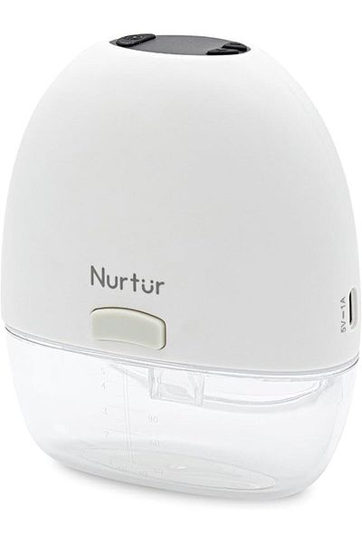 Nurtur Cozi Wearable Single Breast Pump: Hands-Free 4 Modes  9 Levels LCD Portable for Travel & Home