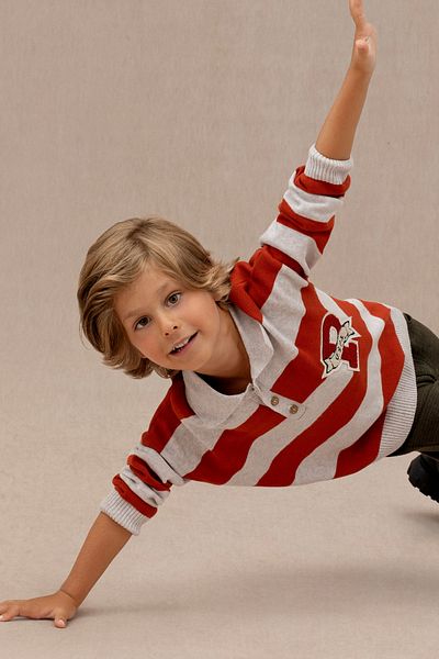 U.S. Polo Assn. Boy's Stone Melange Sweater 50271340 -Vr225