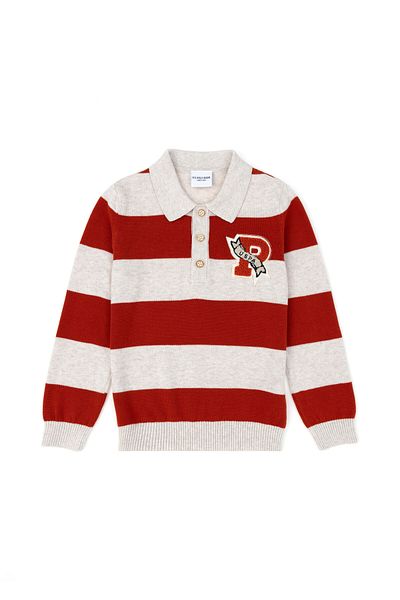 U.S. Polo Assn. Boy's Stone Melange Sweater 50271340 -Vr225