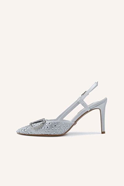 MARCATELLI Sedef Satin Rahaf Heeled Bridal Shoes