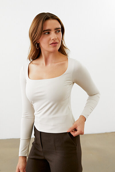 urban focus Square Neck Long Sleeve Body