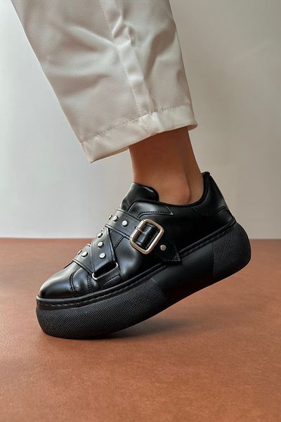 Mupa Shoes Μαύρα γυναικεία αθλητικά παπούτσια