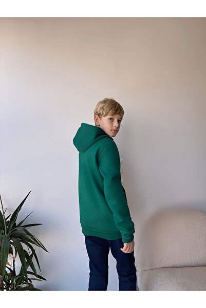 CERENCE AKÇA OKULCUNUZ Суичър с качулка с 3 нишки за момче