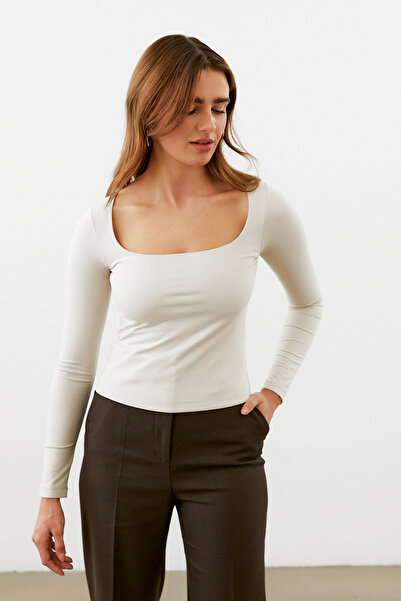 urban focus Square Neck Long Sleeve Body