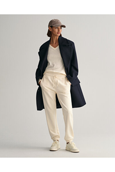 Gant Kadın Beyaz Regular Fit Eşofman Altı