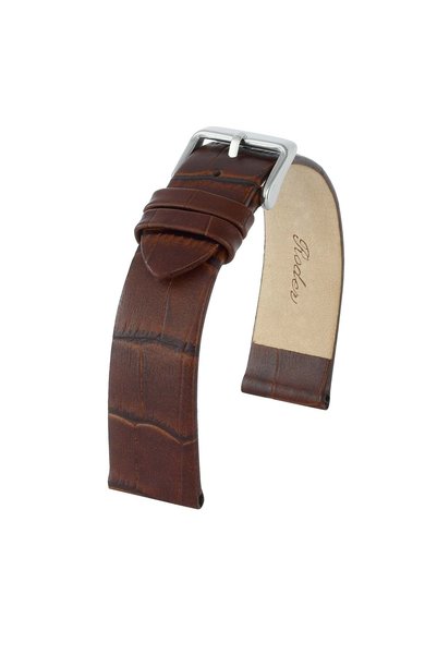 RODER R4147 Leather Strap - Brown - 24mm