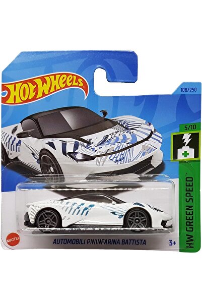 HOT WHEELS - Automobili Pininfarina Battista - Hw Green Speed 5/10 - Hkk22 - ...