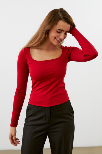 urban focus Square Neck Long Sleeve Body