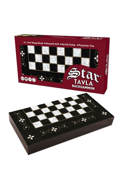 Star Backgammon Antique Backgammon (LARGE SIZE) -