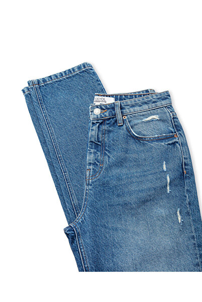 İpekyol Wide Leg Fit Jean Trousers - Antique Effect