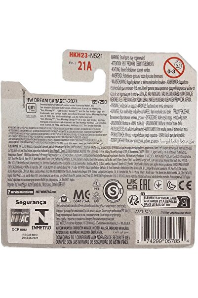 HOT WHEELS - ´68 Corvette - Gas Monkey Garage - Hw Dream Garage 5/5 - Hkh23 - Short Card - Gold Meta