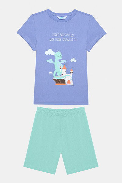 Penti Erkek Çocuk Dragon Book 2li Çok Renkli Pijama Takımı