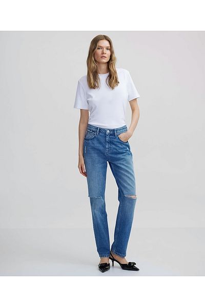 İpekyol Wide Leg Fit Jean Trousers - Antique Effect