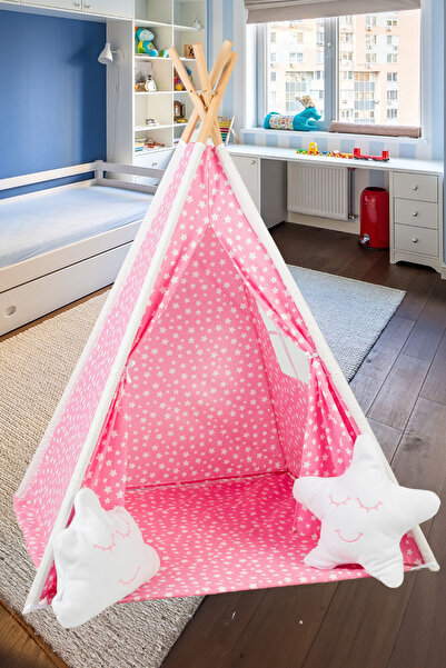 Pinkapple Oyun Alanı Oyun Arkadaşı Kızılderili Pamuklu Çocuk Oyun Çadırı