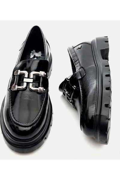 Venüs 2412906 K Women's Genuine Leather Thick Soled Loafer Shoes