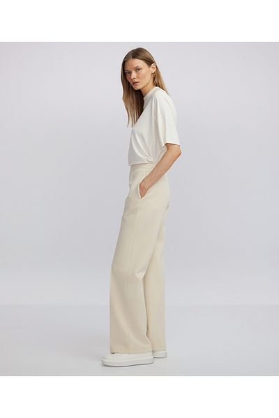 İpekyol Ribbed Straight Cut Trousers