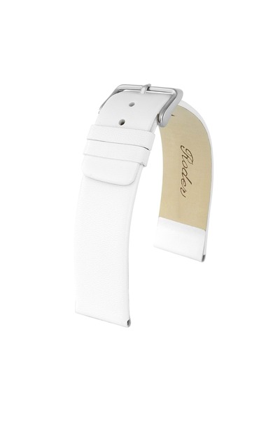 RODER حزام جلد R4103 - أبيض - 20x20 ملم