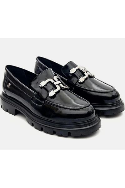 Venüs 2412906 K Women's Genuine Leather Thick Soled Loafer Shoes