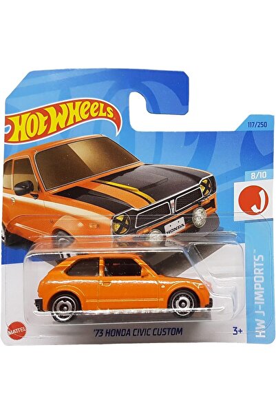 HOT WHEELS ´73 Honda Civic Custom - Hw J-Imports 8/10 - Hkk67 - Short Card - ...