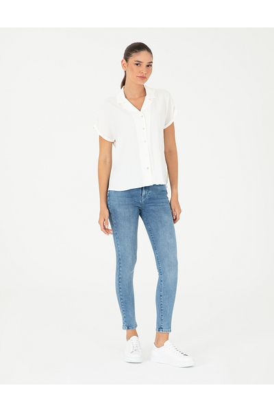 Pierre Cardin بنطال جينز أزرق بقصة ضيقة 50293308-VR036