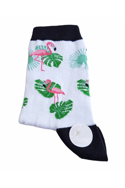 daphne studio Unisex Retro Watermelon Pink Pink Socks Patterned Socket Knee Bag