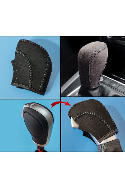 GCP German Car Parts Dsg Suede Knob Case - Passat Golf Leon Polo Jetta Ti̇guan Caddy
