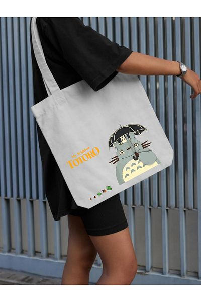 Cemira Totoro Anime Y2K Unisex Bag - Pinteret Cloth, Street and School Crawl
