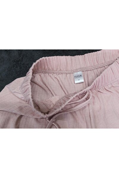 Org Marka Store FLEUR BEL LASTIKLI SUS BAGCIKLI CEPSIZ TRIL TRIL PENYE SHORT