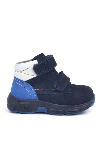 Rakerplus Genuine Leather Navy Blue Nubuck Baby Sports Boots
