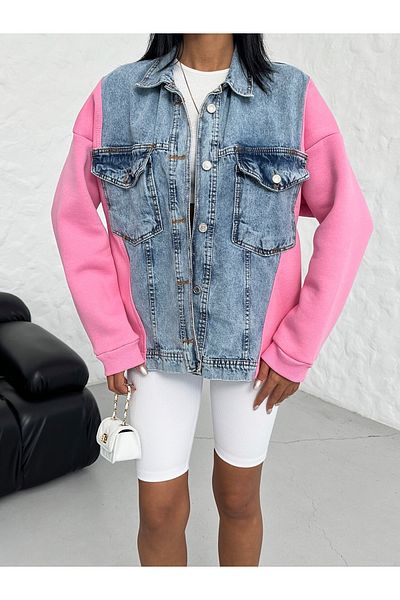 SOLİS MODA Women's Jeans Jacket