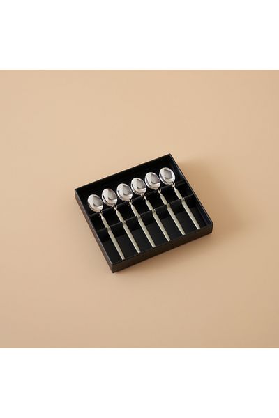 Bella Maison Green Siena 6-Piece Teaspoon Set