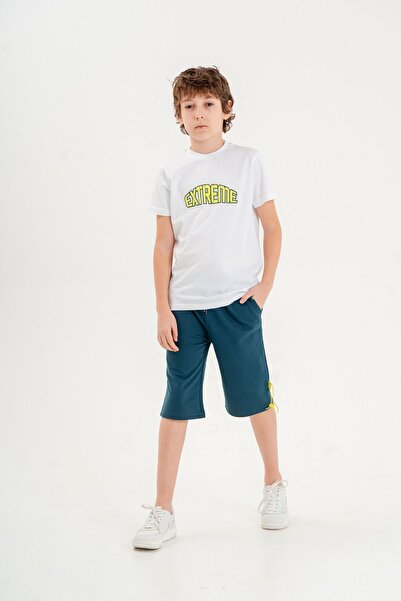 Mışıl Kids EXTREME Printed Boy's T-Shirt Shorts Set