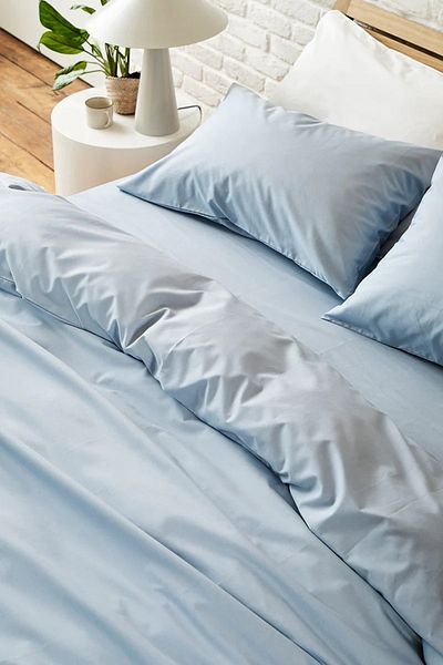 Soft Colours Mint Colored Double Cotton Duvet Cover - 200X220 cm