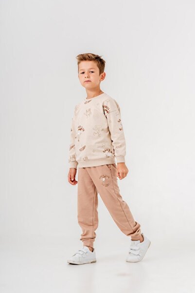 Mışıl Kids Gamer Printed Boy's Tracksuit Set
