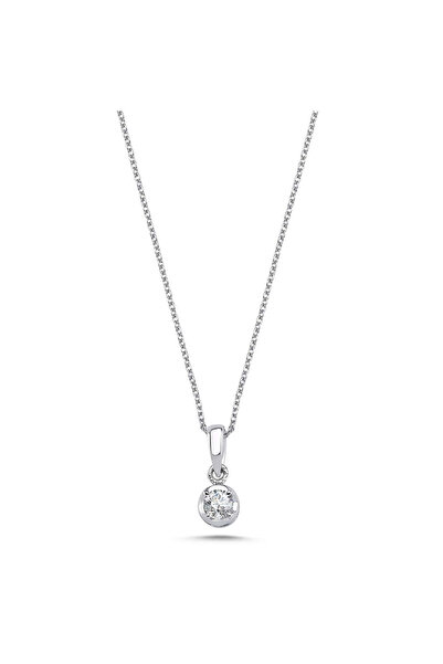 Ariş 0.10 Karat Pırlanta Tektaş Kolye