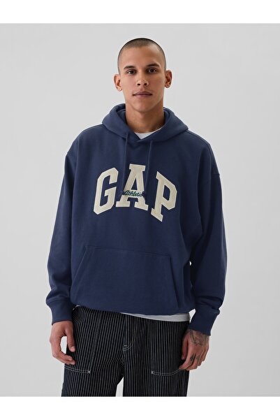 GAP Erkek Lacivert Gap Logo Sweatshirt