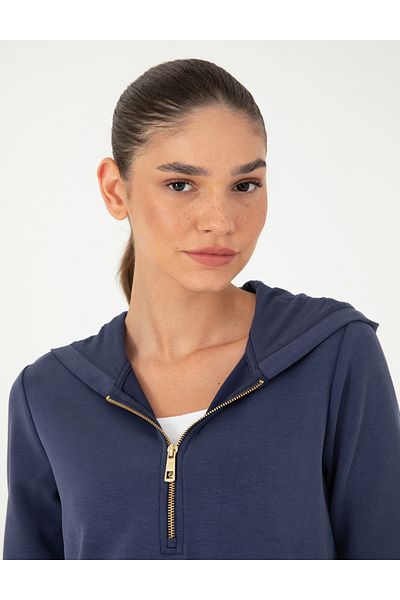 Pierre Cardin Navy Blue Regular Fit Sweatshirt 50291225 -Vr033