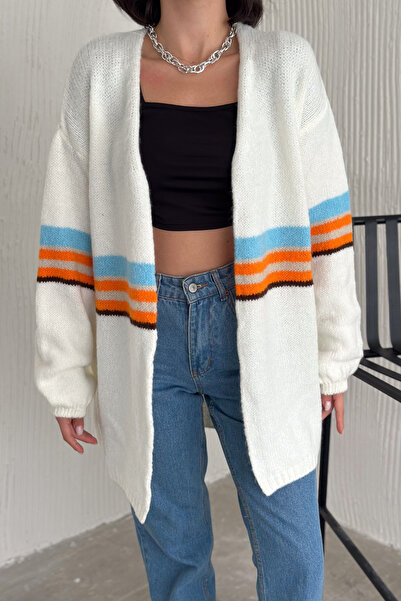 Kayaka triko Patterned Soft Texture Knitwear Cardigan