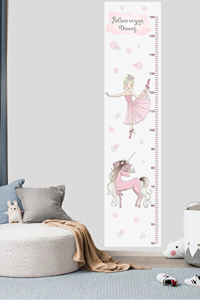 Kt Grup Nalepnica za merenje visine balerine i jednoroga