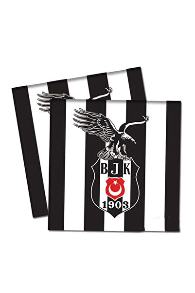 Beşiktaş 16 Adet Beşiktaş Peçete Doğum Günü Parti Peçetesi 33x33 cm